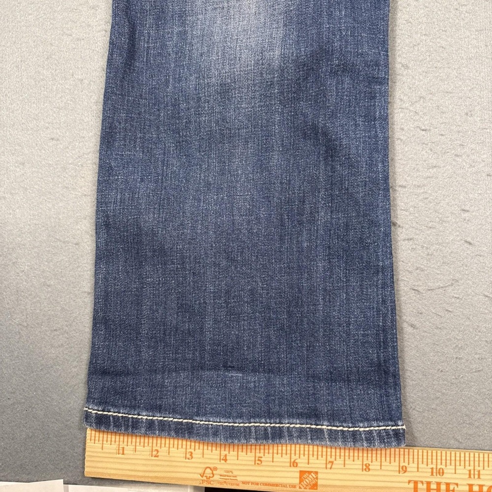 Miss Me jeans womens 33 eASY boot stretch jE1049EX embellished tHICK sTITCH - Picture 5 of 12